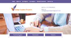 Desktop Screenshot of collegestudentprojects.com