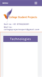 Mobile Screenshot of collegestudentprojects.com